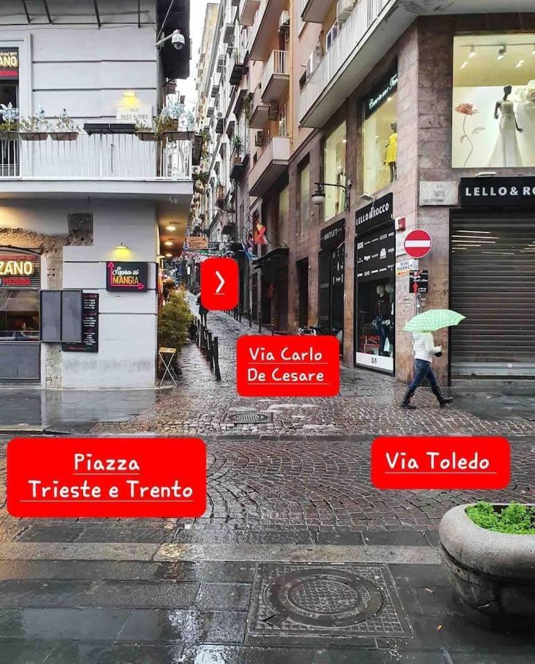 Traversa Toledo, Intero Appartamento Al Plebiscito Nápoles Exterior foto